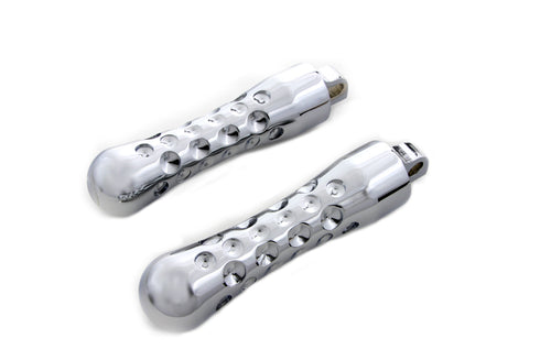 Wyatt Gatling Chrome Contour Agostinni Footpeg Set - 27-0735
