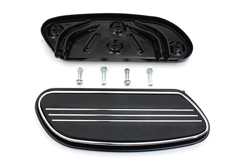 V-Twin Driver Black Footboard Set - 27-0748