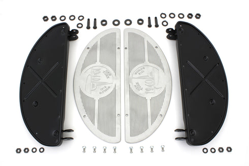 V-Twin World's Fair Half Moon Footboard Kit - 27-0752