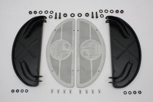 V-Twin World's Fair Half Moon Footboard Kit - 27-0752