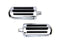 V-Twin Chrome Footpeg Set with Heel Rest - 27-0765