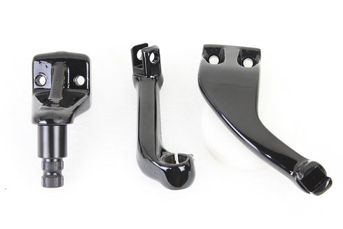 V-Twin Black Driver Replica Footpeg Mount Set - 27-0767