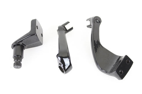 V-Twin Black Driver Replica Footpeg Mount Set - 27-0767