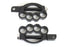 Wyatt Gatling Knuckle Footpeg Set Black - 27-0770