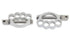Wyatt Gatling Knuckle Footpeg Set Chrome - 27-0771