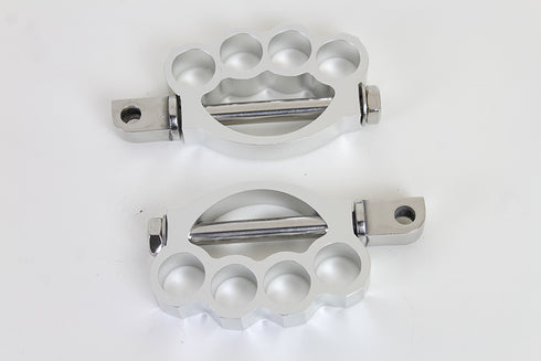 Wyatt Gatling Knuckle Footpeg Set Chrome - 27-0771