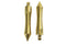 V-Twin Solid Brass Pirate Spike Footpeg Set - 27-0775