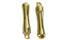 Wyatt Gatling Brass Contour Footpeg Set - 27-0777