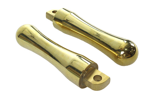Wyatt Gatling Brass Contour Footpeg Set - 27-0777