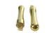 Wyatt Gatling Brass Contour Footpeg Set - 27-0777