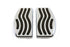 V-Twin Driver Footboard Set with Wave Design - 27-0822