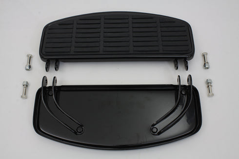 V-Twin 'D' Driver Footboard Set Gloss Black - 27-0826