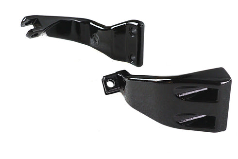 V-Twin Black Driver Footpeg Mount Set - 27-0841