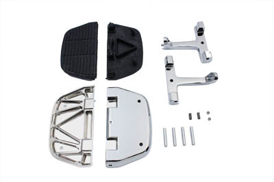 V-Twin Passenger Footboard Set Chrome - 27-0854