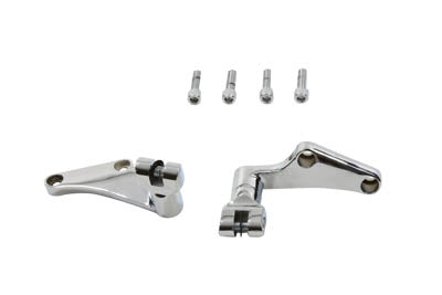 V-Twin Rear Footpeg Mount Set Chrome - 27-0860