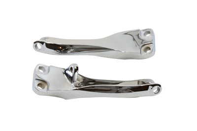 V-Twin Chrome Passenger Footpeg Mount Set - 27-0861