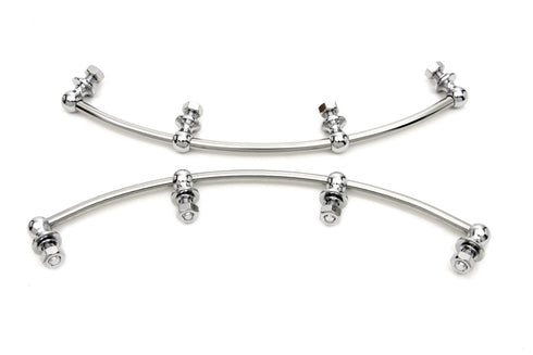 Wyatt Gatling Chrome Driver Footboard Trim - 27-0863