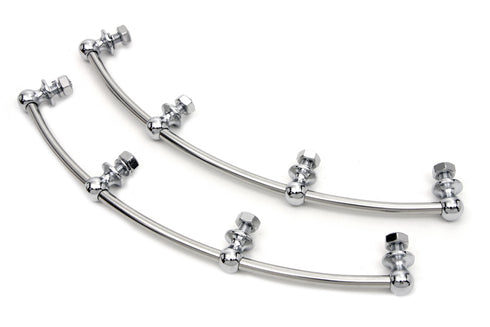 Wyatt Gatling Chrome Driver Footboard Trim - 27-0863