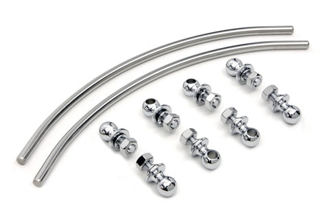 Wyatt Gatling Chrome Driver Footboard Trim - 27-0863