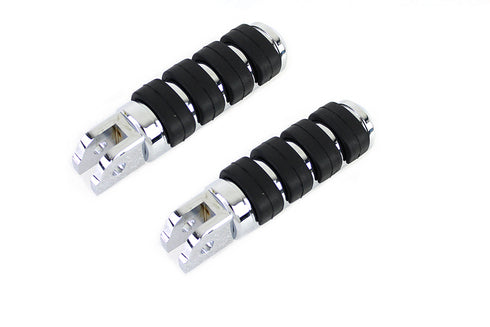 V-Twin Driver ISO Footpeg Set Chrome - 27-0866