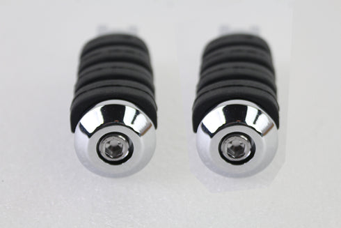 V-Twin Driver ISO Footpeg Set Chrome - 27-0866