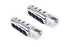 V-Twin Driver ISO Footpeg Set Chrome - 27-0866
