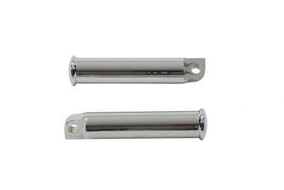 Wyatt Gatling Chrome Smooth Style Billet Footpeg Set - 27-0874