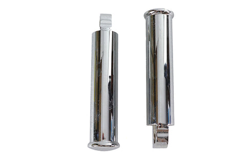 Wyatt Gatling Chrome Smooth Style Billet Footpeg Set - 27-0874