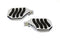 Wyatt Gatling Chrome Mini Peg-board Set with Wave Design - 27-0881