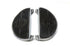 V-Twin Half Moon Footboard Set Chrome - 27-0900