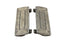 V-Twin Driver Square Style Footboard Set with Raw Finish - 27-0901