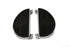 V-Twin Half Moon Footboard Set Chrome - 27-0908