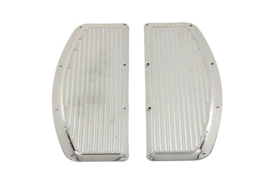 V-Twin Footboard Mat Set Chrome - 27-0911