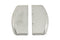 V-Twin Footboard Mat Set Chrome - 27-0911