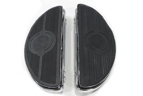 V-Twin Driver Footboard Set Chrome - 27-0914