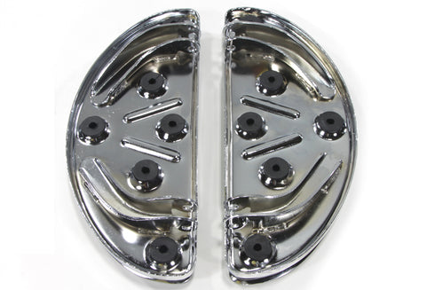 V-Twin Driver Footboard Set Chrome - 27-0914