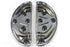 V-Twin Driver Footboard Set Chrome - 27-0914