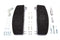 V-Twin Driver 'D' Shape Footboard Set Chrome - 27-0918