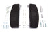 V-Twin Driver 'D' Shape Footboard Set Chrome - 27-0918