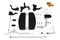 Wyatt Gatling Wyatt Gatling Driver Footboard Kit with Black Brackets - 27-0920