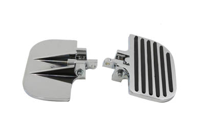 V-Twin Passenger Mini Footboard Set with Rail Design - 27-0929
