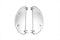 V-Twin Half Moon Footboard Set Chrome - 27-0943