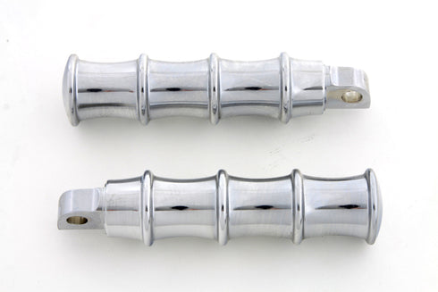 Wyatt Gatling Chrome Tribal Style Footpeg Set - 27-0971