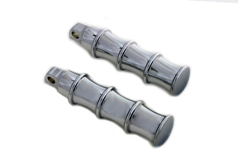Wyatt Gatling Chrome Tribal Style Footpeg Set - 27-0971