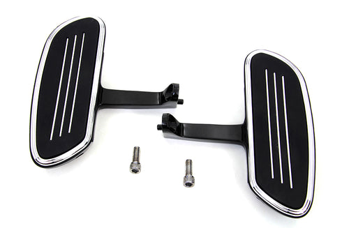 V-Twin Passenger Footboard Set with Streamliner Design - 27-0977