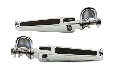 Wyatt Gatling Chrome Chopper Style Footpeg Set - 27-0979