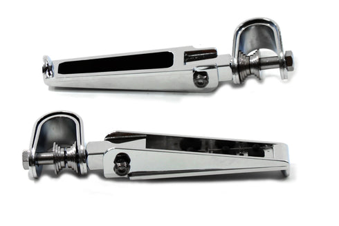 Wyatt Gatling Chrome Chopper Style Footpeg Set - 27-0979