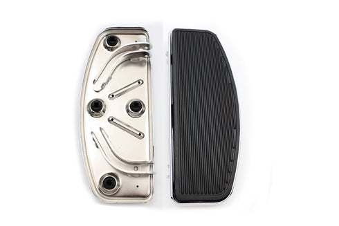 Wyatt Gatling Driver Footboard Set Chrome 'D' Shape - 27-0992