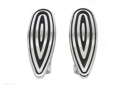 Wyatt Gatling Billet Footboard Set Chrome - 27-0994