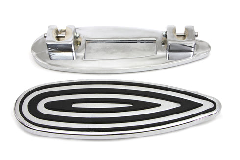 Wyatt Gatling Billet Footboard Set Chrome - 27-0994